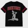 Sekuru Power Tee (Black w/ Red Stripes)